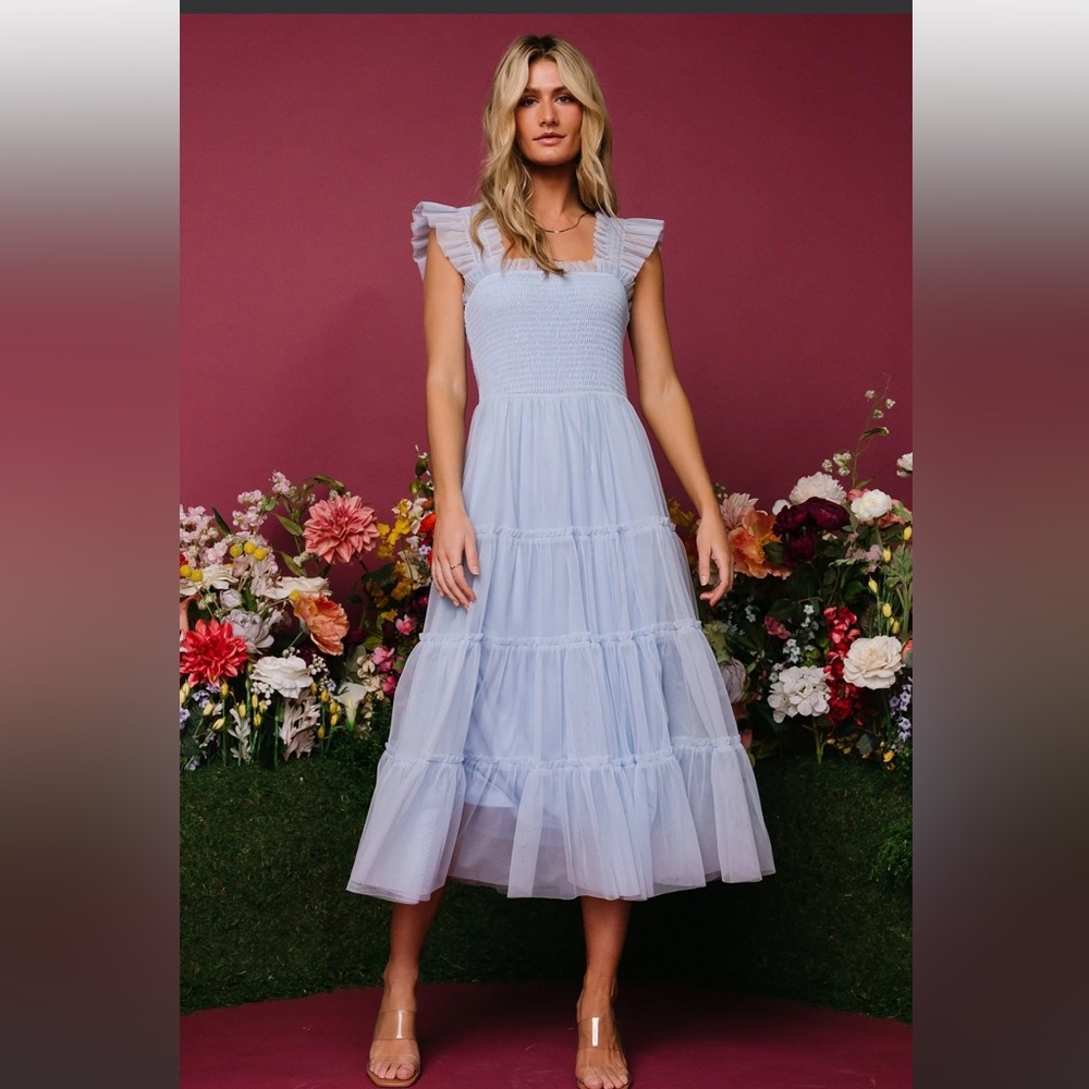 Baltic Born Emma Smocked Tulle Dress